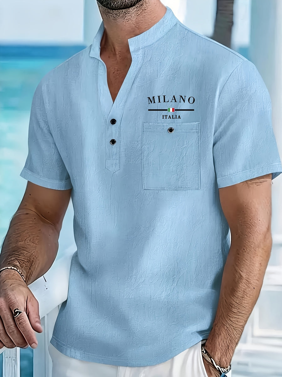 Men'S Casual Thin Lightweight Quick-Dry - Casual Multifunctional, Ideal Gift for Men, Regular Cut, Suitable for Outdoor Sports And Daily Wear, Can Be Given As a Holiday Gift - Sky Blue