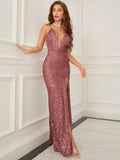 SL0817011 - Fashionable Elegant Party Cocktail Dress L10003 - Dark Pink