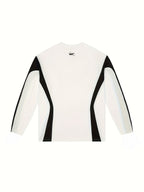 Men'S Trendy Letter Number Print Long Sleeve Top, Sporty Outdoor Training Casual Wear - Mixed colors