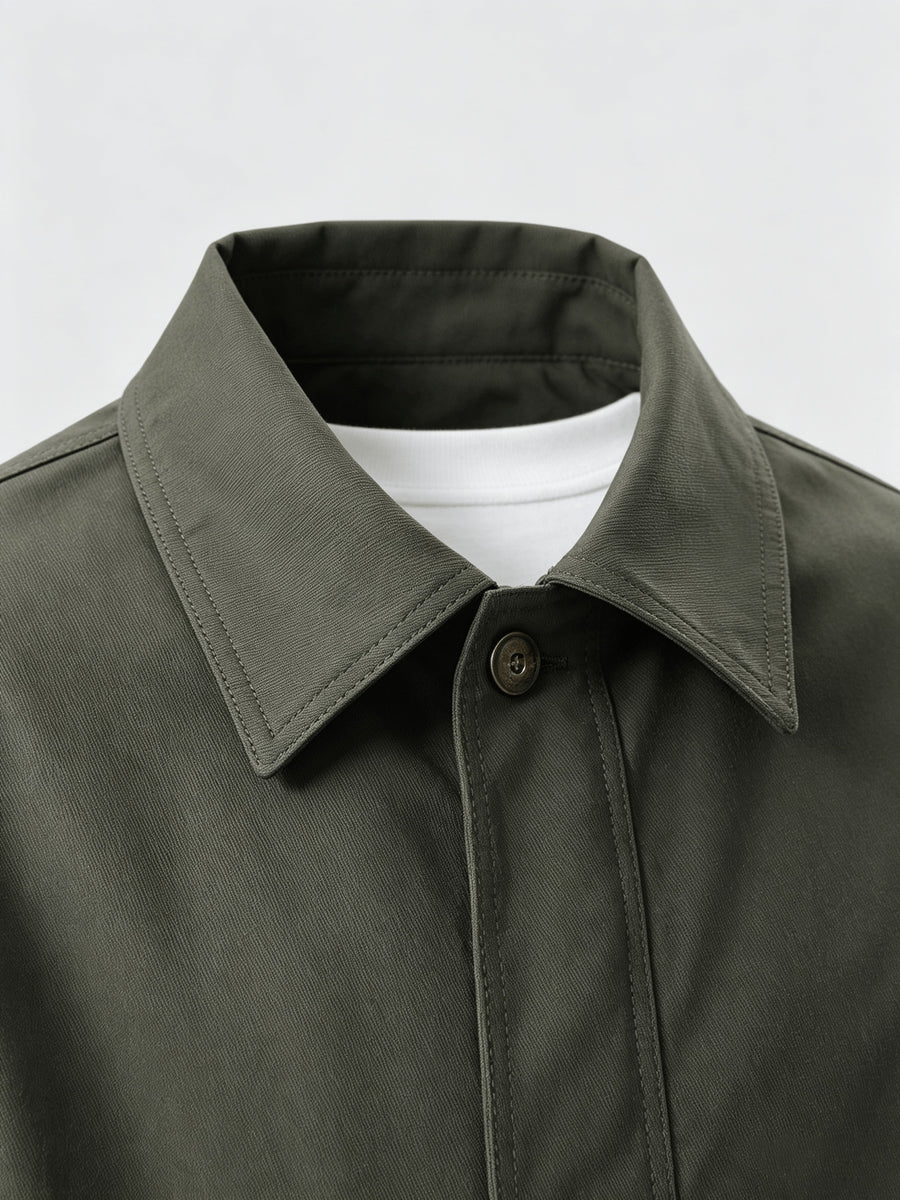 Men'S Jacket Unisex Fashion Street Jacket, Styling: This Jacket Is Suitable for Spring, Autumn, And Winter, Multi-Pocket Casual Jacket. Simply Pair with Faux Denim And Basic T-Shirt for Casual Look - Olive Green