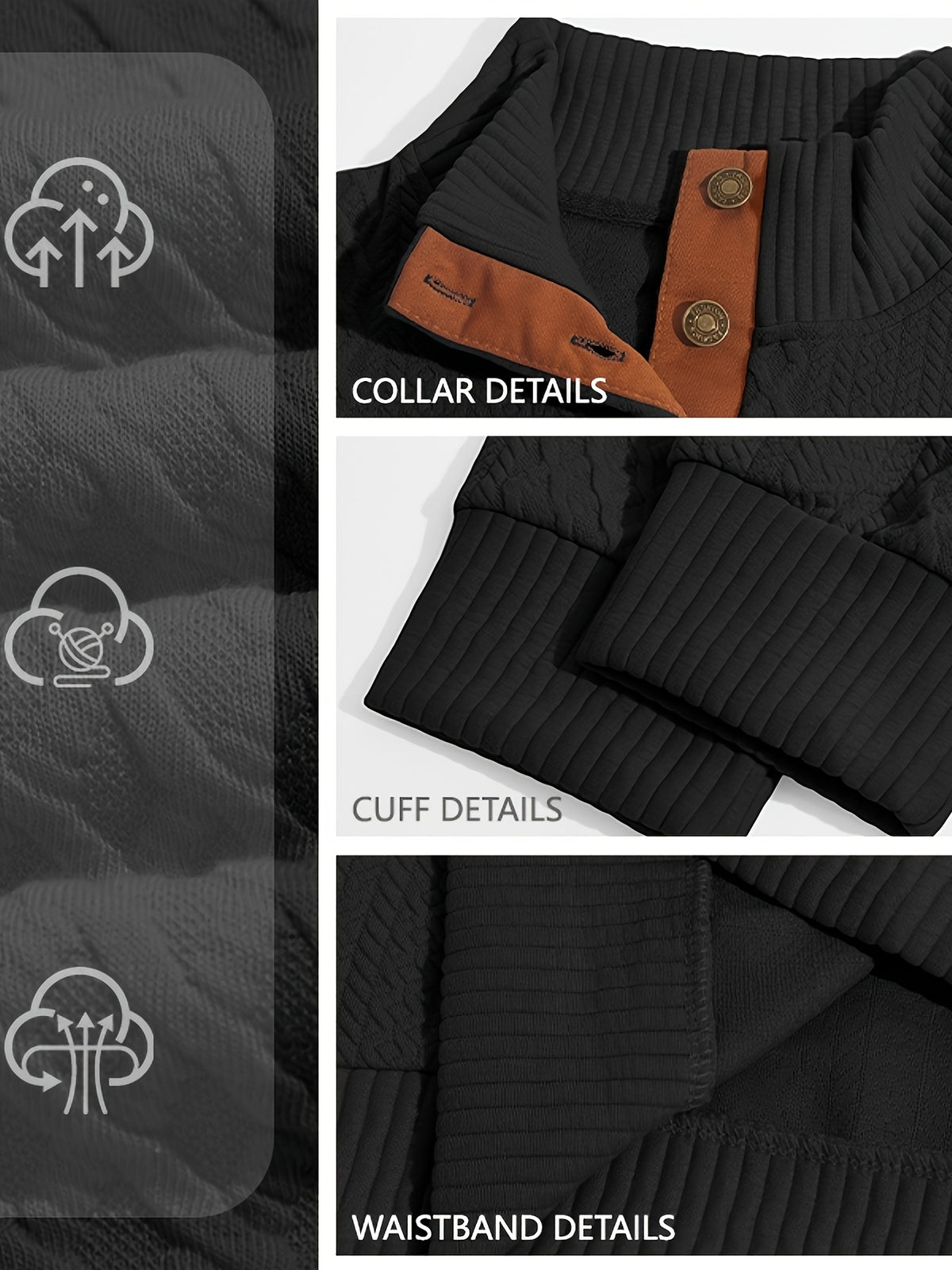 2026 Men'S New Fall/Winter Hooded Sweatshirts Long Sleeve Home And Travel Casual Trendy Comfortable Men'S Fashion - Black