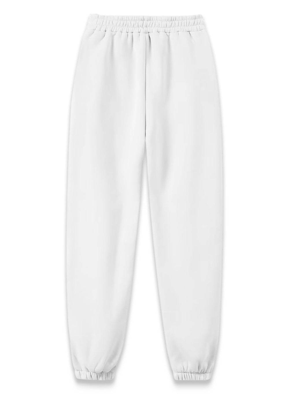 Turquoise Blue Mountain Triangle Geometric Vertical Stripe Print Ankle-Cinching Joggers Women'S High-Waist Drawstring Loose Outdoor Casual Trousers - White