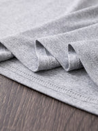 Graphic Print T-shirt, Short Sleeve Crew Neck Casual Top for Summer & Spring, Women's Clothing - Light Grey