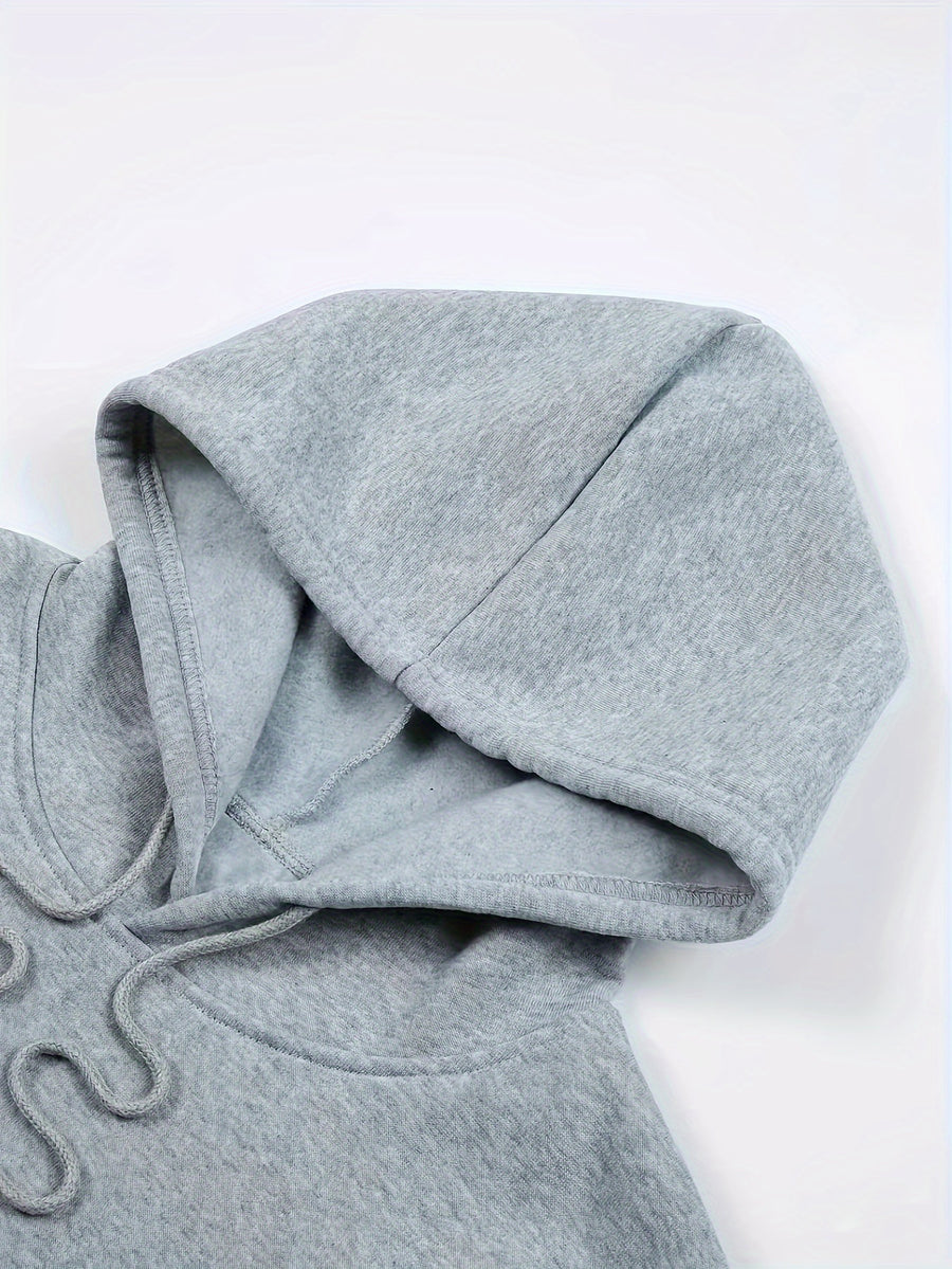 Men's Hooded Sweatshirt MONTE-CARLO Monaco Print European and American Urban Style Mature Men's Top - Light Grey