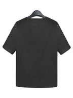 Men'S Lightweight White Short Sleeve V-Neck Button-Up Shirt - Retro Classic Fitted Style Summer Casual Top, Solid Color Breathable Fabric for Warm Weather - Black
