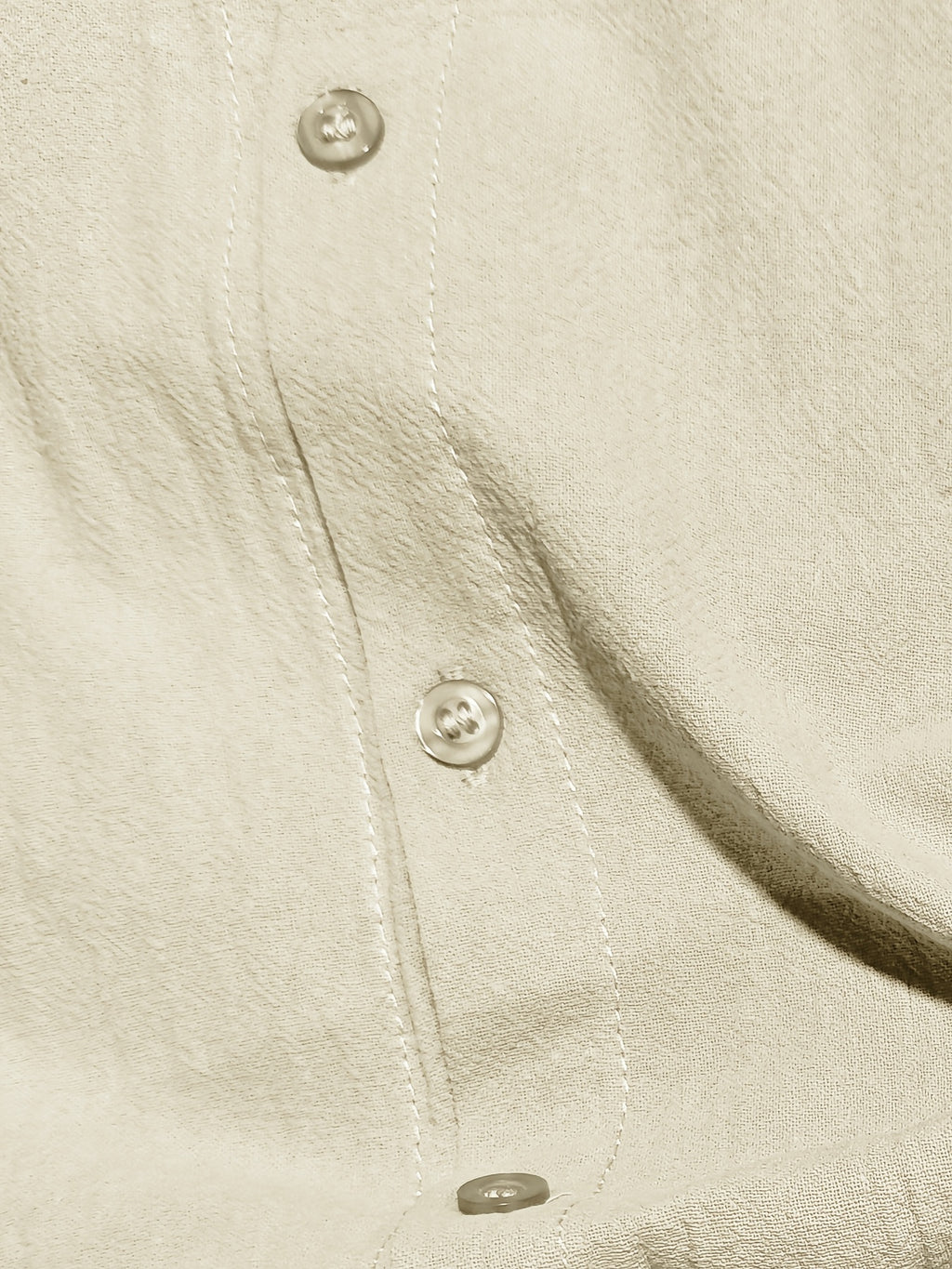 Casual Men's Pure-color Long-sleeved Shirt, a Classic and Versatile Button-up Cardigan, Skin-friendly, Breathable, and of Good Texture. Available in Multiple Colors, It Is the First Choice for Daily Commuting, Shopping, and Going Out. - Khaki