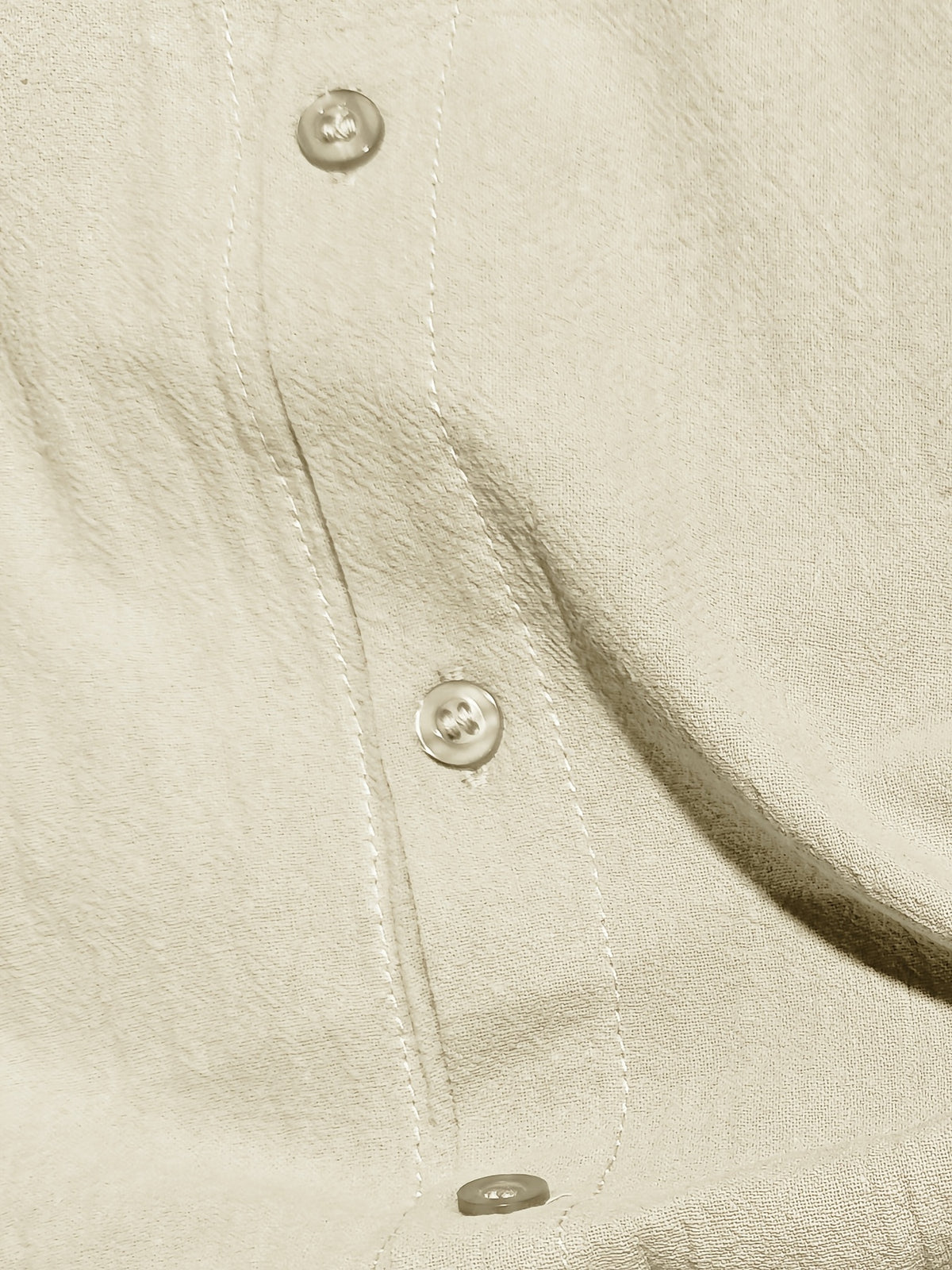 Casual Men's Pure-color Long-sleeved Shirt, a Classic and Versatile Button-up Cardigan, Skin-friendly, Breathable, and of Good Texture. Available in Multiple Colors, It Is the First Choice for Daily Commuting, Shopping, and Going Out. - Khaki