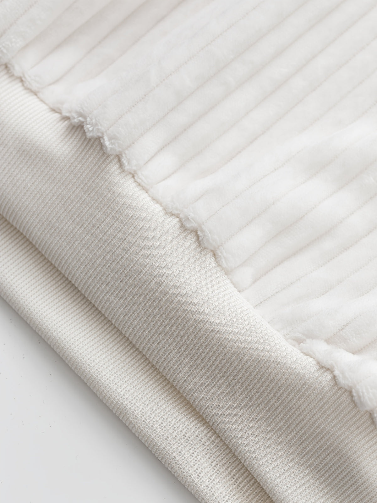 [Pearson OBM] Contrast Collar Half-Zipper Men'S Vertical Striped Long Sleeve Knit Sweater, Elbow Patch Casual Elastic Slim Commute All-Match Fall Top - Milky White