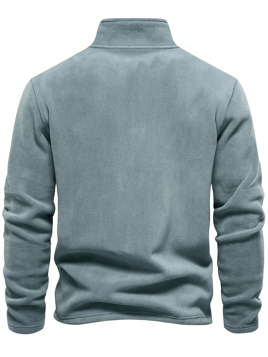 4pcs Men'S Casual Henley Shirts | Soft And Comfortable, Fashionable And Versatile, Crew Neck, Solid Color, Perfect For Fall/Winter - Mint Green + Red Brown + Gray Blue + Sky Blue