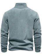 4pcs Men'S Casual Henley Shirts | Soft And Comfortable, Fashionable And Versatile, Crew Neck, Solid Color, Perfect For Fall/Winter - Mint Green + Red Brown + Gray Blue + Sky Blue