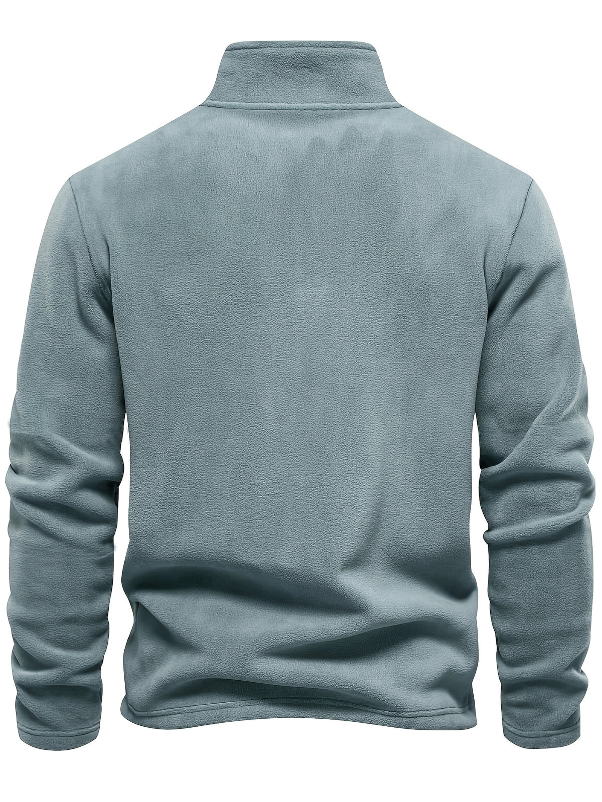 4pcs Men'S Casual Henley Shirts | Soft And Comfortable, Fashionable And Versatile, Crew Neck, Solid Color, Perfect For Fall/Winter - Mint Green + Red Brown + Gray Blue + Sky Blue