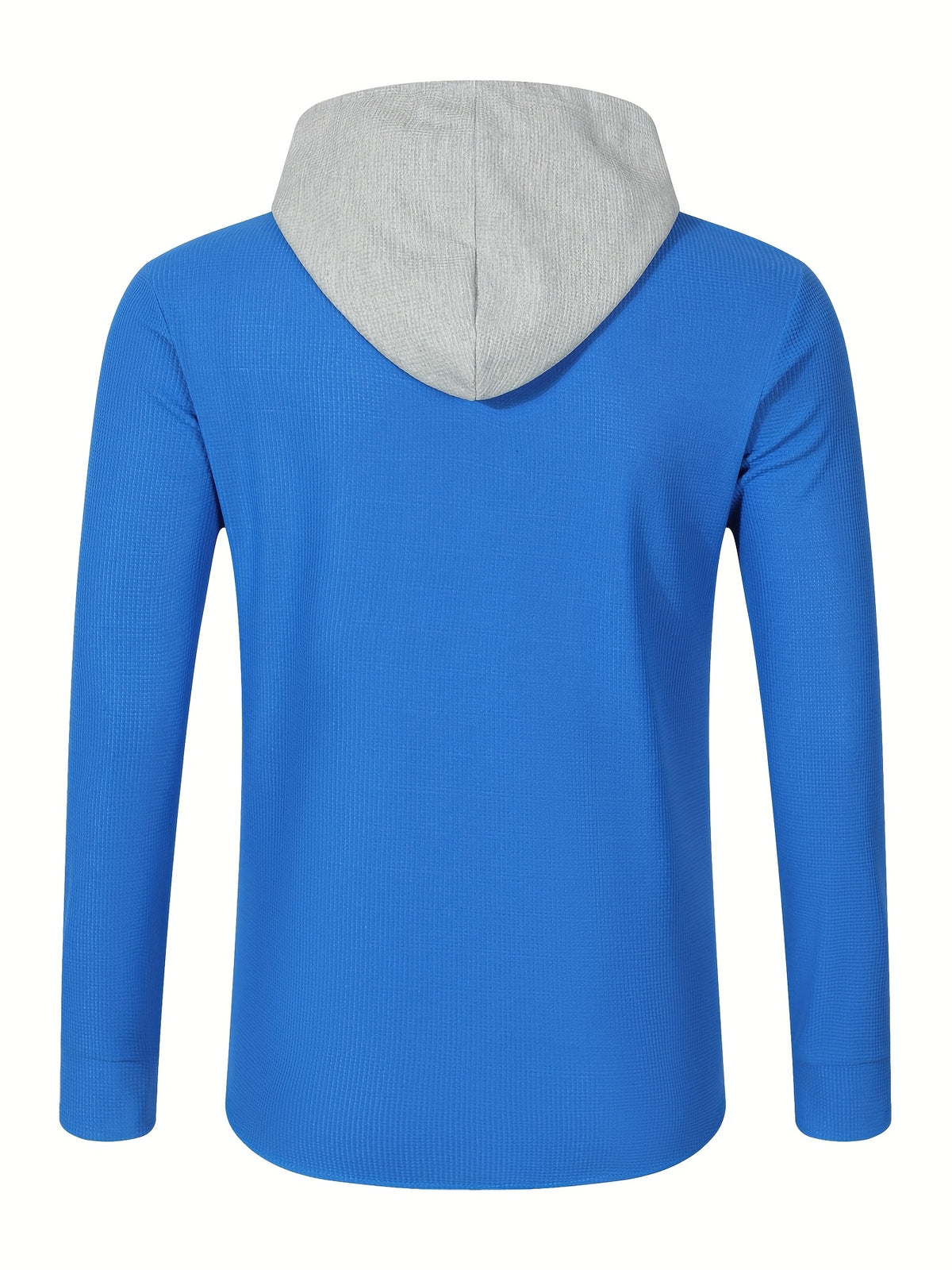 New Casual High-Quality Solid Color Outerwear Shirt Fashion Jacket - Soft, Breathable, Long Sleeve, Button-Up, Chic Design - Perfect for Spring, Autumn, Daily Wear, Outdoors - Vibrant Blue