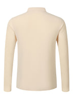 Men'S Fashion Autumn New Long Sleeve Shirt Loose Casual Solid Color Individualistic Shirt, New Season - Apricot