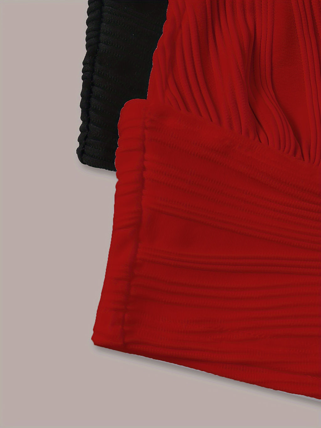 Solid Color Backless Crop Top Sexy Halter Neck Top Two-Pack, Elegant Women's Crop Top, Casual and Elegant Beach Outing Women's Vacation Wear, Sleeveless Tank Top, Camisole Tank Top, Summer Clothing, New Summer Arrivals - Mixed Color 3