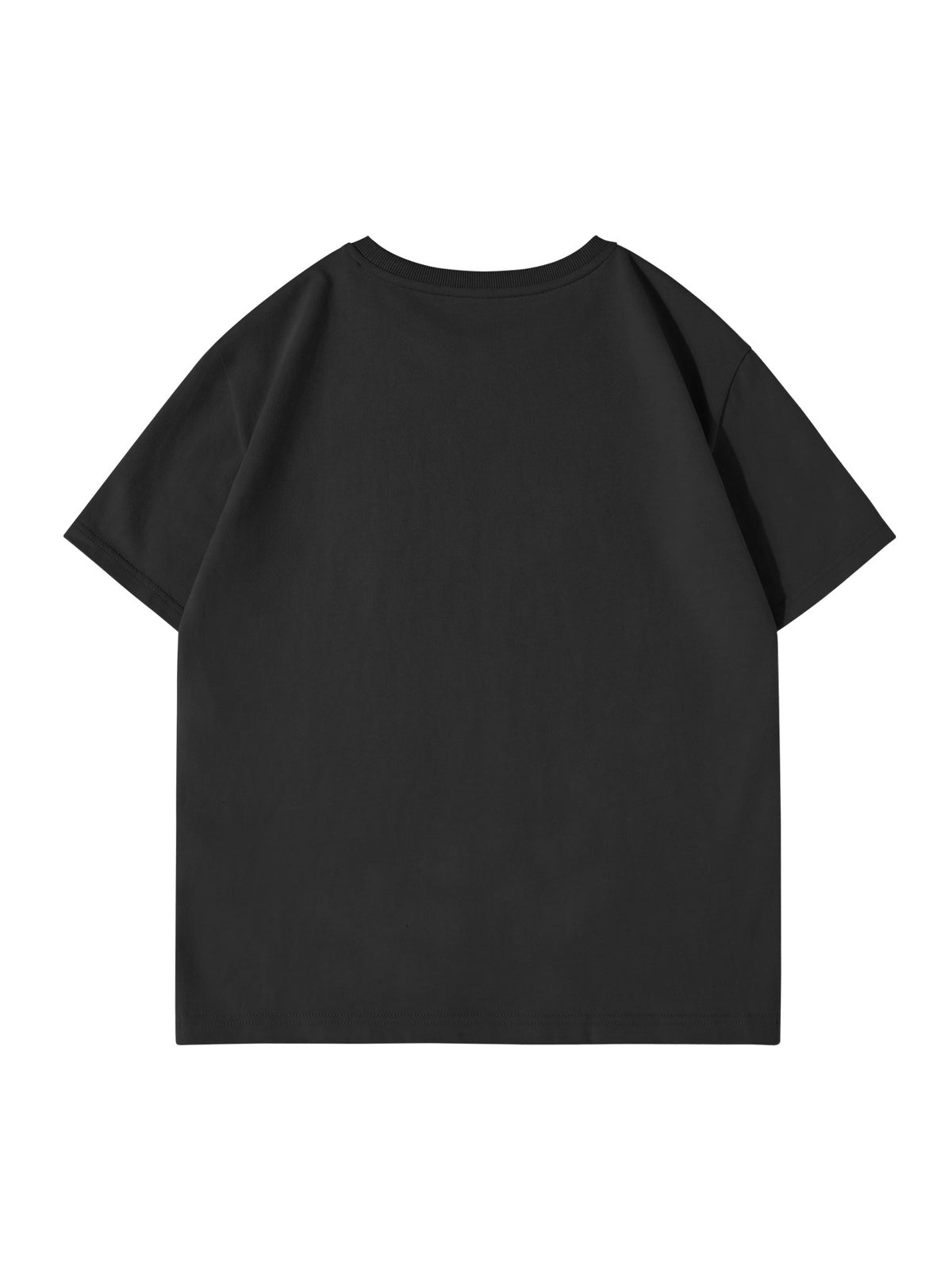 JEANSWEST Men'S Summer 100% Athletic Casual Short Sleeve T-Shirt, Loose Fit - Black