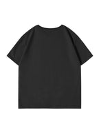 JEANSWEST Men's Summer 100% Cotton Sporty Casual Short-Sleeve T-Shirt, Loose Fit - Black