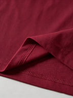 Authorized by Warner Bros., Printed 100% Pure T-Shirt, American Retro Casual Short Sleeve Shirt, Men'S 100% Pure Comfortable And Versatile Loose Summer Short Sleeve T-Shirt, Suitable for Outdoor Sports And Gym Wear - Burgundy