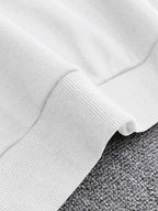 Los Angeles & Brooklyn Twin Cities Belief Crew Neck Sweatshirt" City Art Style Top! Men'S Cross-City Trend Item, City Social / Daily Outing Choice - White