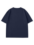 Paul Frank Summer Men's Pure Cotton Street Style Refreshing Pullover Short-Sleeve T-Shirt - Navy
