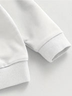 Women'S Stylish Leisure Patterned Outfit, a High-End Trendy Hooded Sweatshirt And Casual Pants Set for Autumn And Winter, Perfect for a Youthful Look. A Versatile Hooded Set for Women, Ideal As a Gift Choice - White+Green