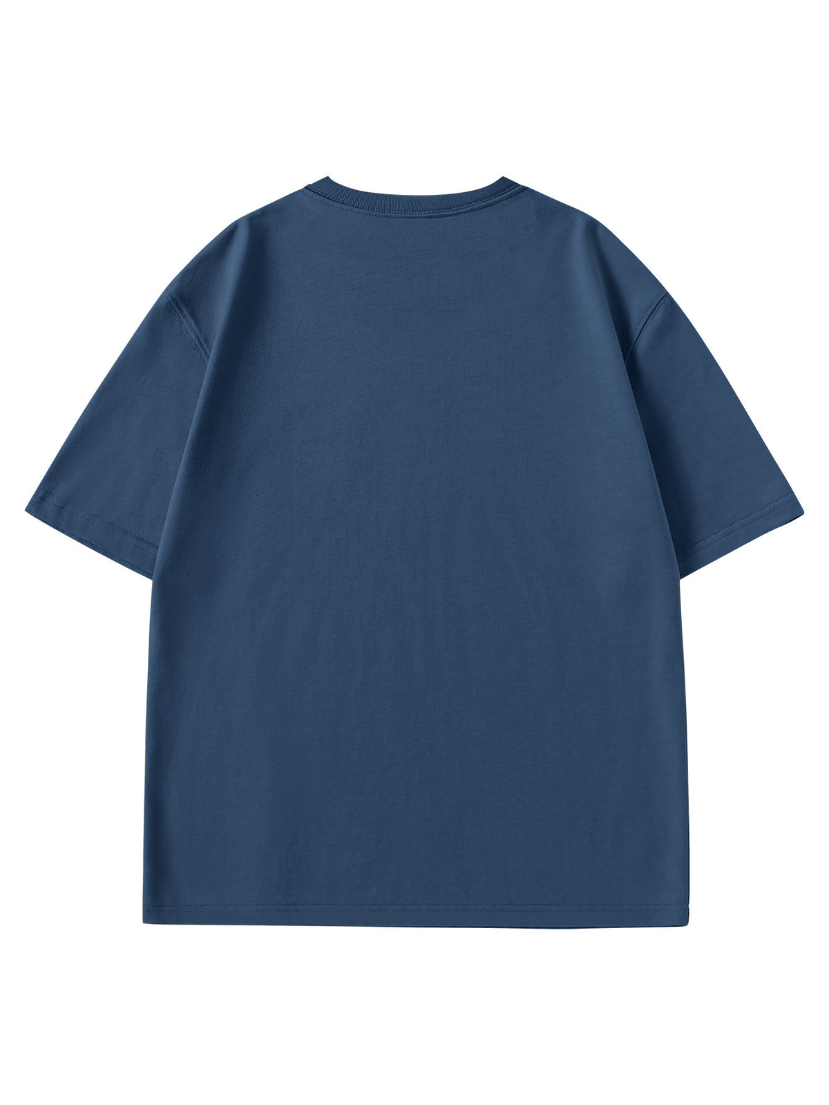 Paul Frank Summer Men's Pure Cotton Street Style Refreshing Pullover Short-Sleeve T-Shirt - Haze Blue
