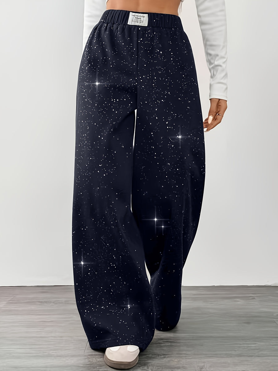 Women'S Fashion Casual Trousers - Navy Color