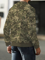 Autumn Winter New Men'S Round Neck Sweatshirt, Casual Print Long Sleeve Round Neck Sweatshirt - Mixed colors