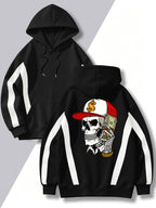 4pcs 2026 Autumn/Winter Men's Street Style Hooded Sweatshirt with Diagonal Contrast Color Line Cutting on Sleeves, Long Sleeves, Adjustable Drawstring, Large Capacity Kangaroo Pocket for Phone Storage, Skin-Friendly and Warm, Versatile Pullover - Black + Black + Black + Black