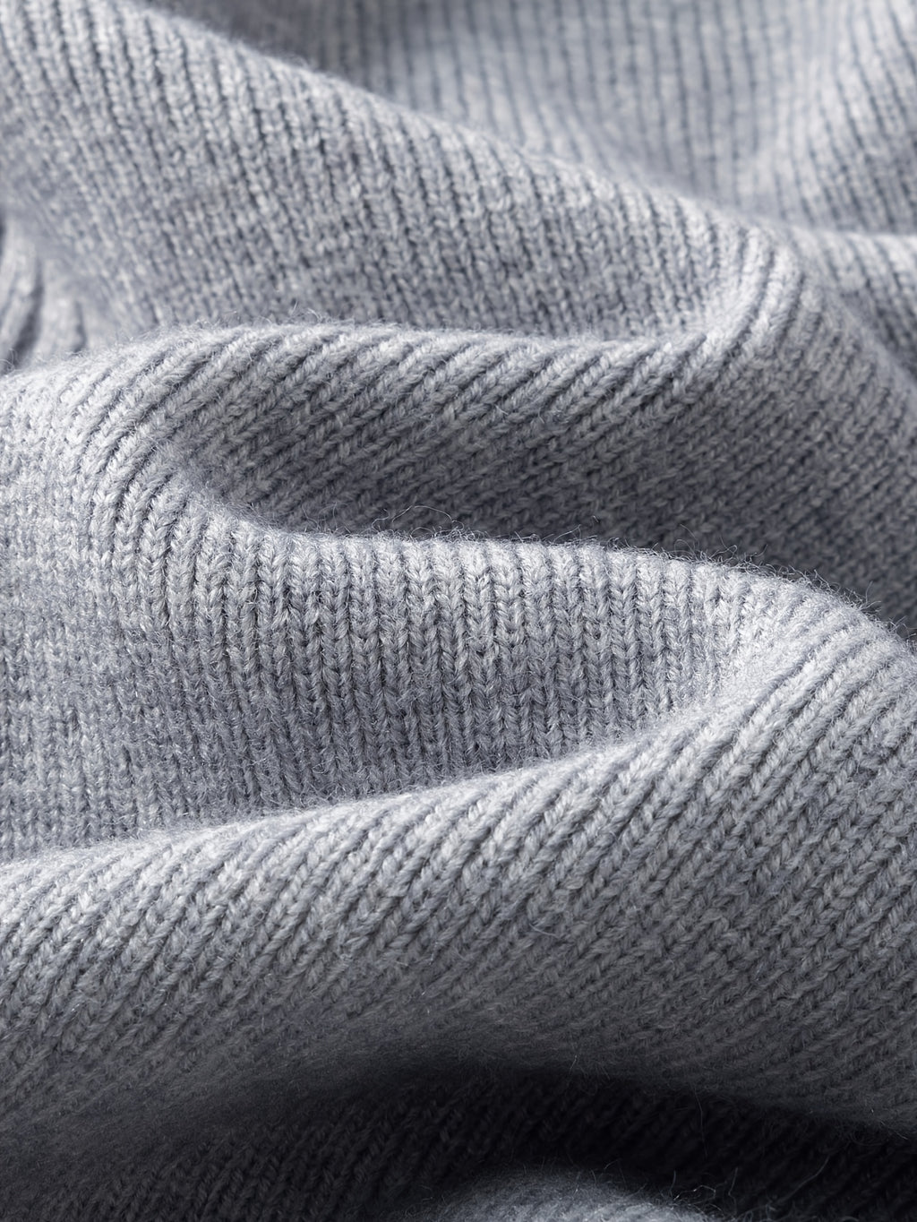 Men'S Knit Cardigan Autumn Winter Double-Headed Zipper Thickened Jacket Fashion Casual All-Match Stand Collar Sweater - Dark Gray