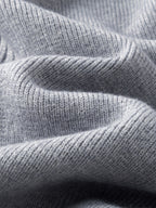 Men'S Knit Cardigan Autumn Winter Double-Headed Zipper Thickened Jacket Fashion Casual All-Match Stand Collar Sweater - Dark Gray