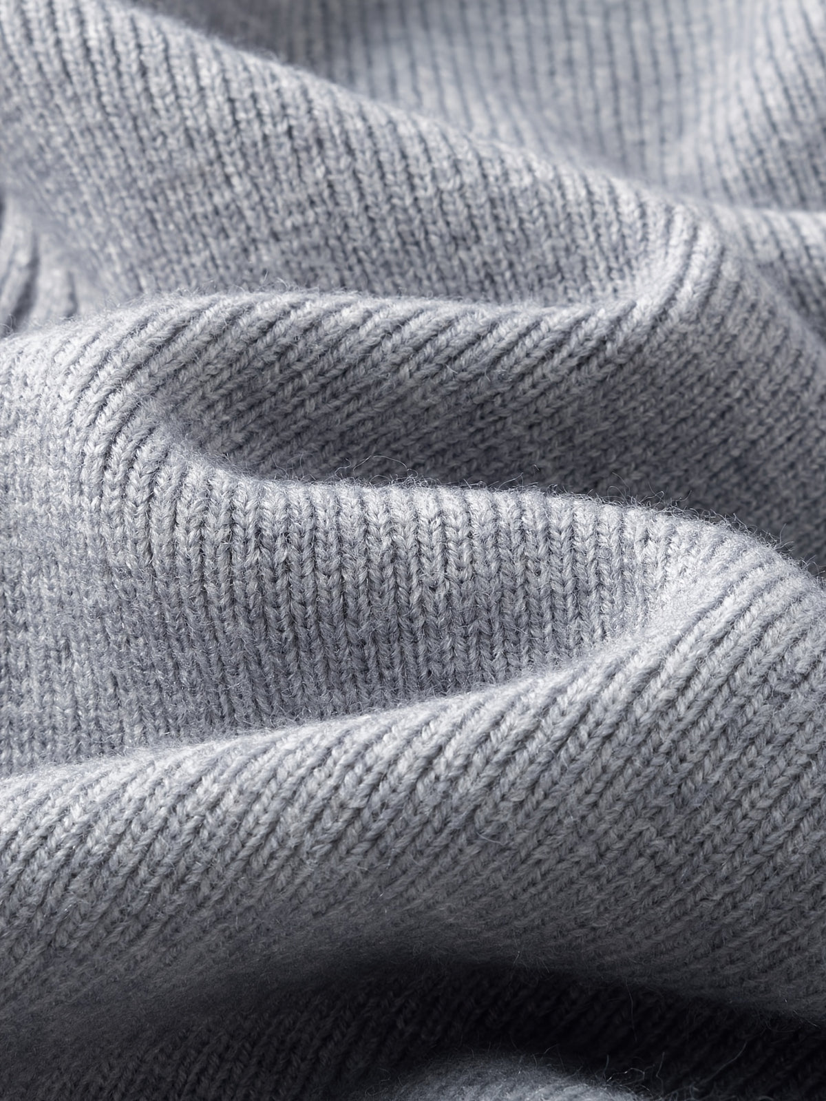 Men'S Knit Cardigan Autumn Winter Double-Headed Zipper Thickened Jacket Fashion Casual All-Match Stand Collar Sweater - Dark Gray