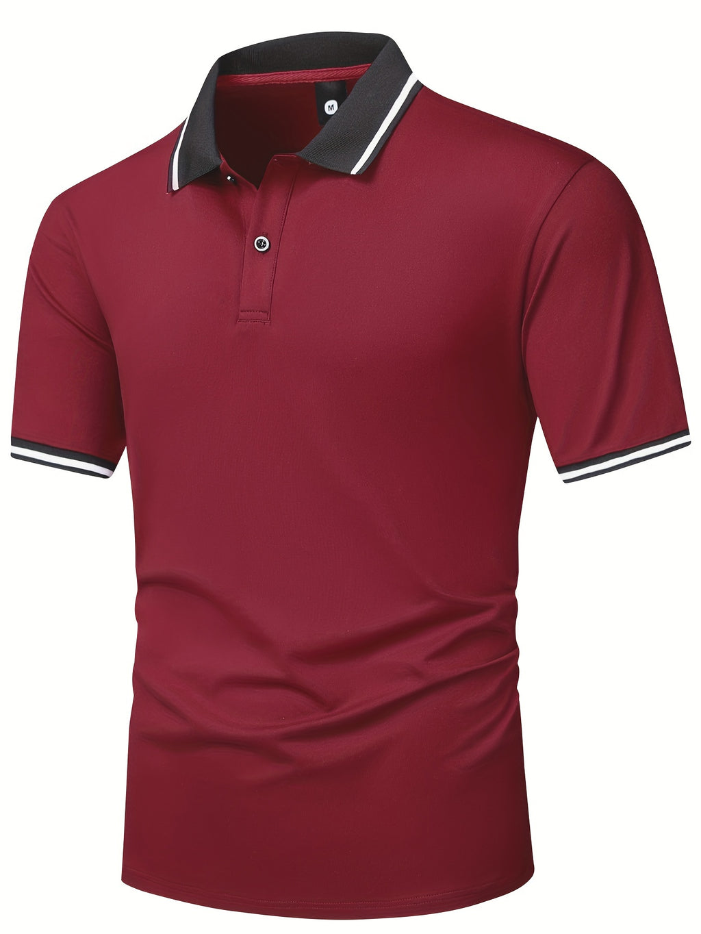 5pcs Summer Lapel Men's Shirts, Solid Color Plain Short Sleeve Shirts, Multi-Color Workwear, Casual Sportswear, Men's Executive Tops - Mixed Color 3