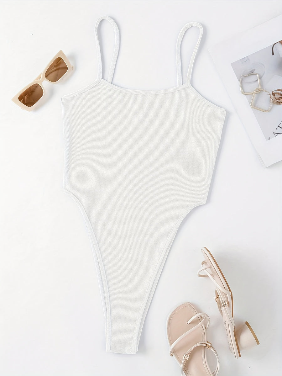 Mini Bodysuit for Women, Style - White