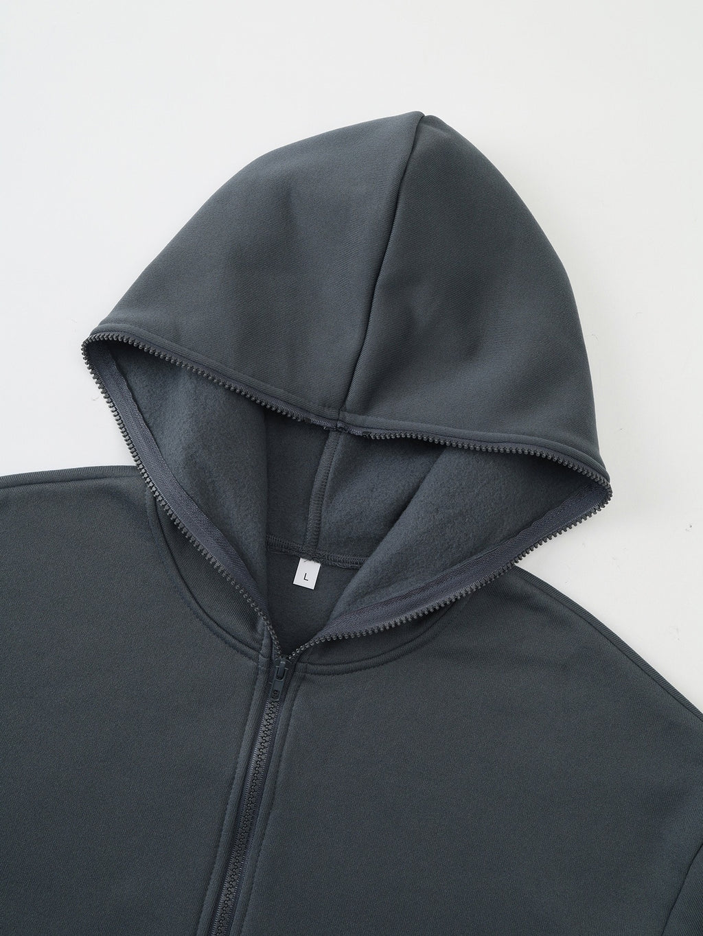 Warner Bros Official Casual Full-Zip Hooded Cardigan Sweatshirt with Kangaroo Pocket, Ribbed Cuffs and Hem, Loose Drop Shoulder Unisex Streetwear Versatile Outerwear for Autumn/Winter Daily Street Trend Long-Sleeve Hoodie - Dark Gray