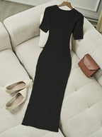 Elegant Long Dress Year-End Party Dress New Year'S Eve Dress Holiday Dress New Year'S Eve Dress Winter Dress Dress Red Dress New Year'S Dress Evening Dress - Black