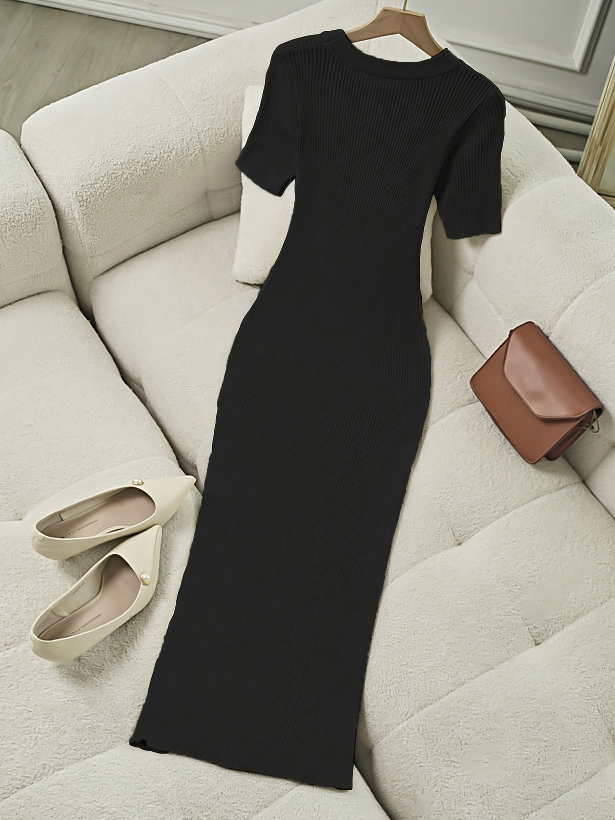 Elegant Long Dress Year-End Party Dress New Year'S Eve Dress Holiday Dress New Year'S Eve Dress Winter Dress Dress Red Dress New Year'S Dress Evening Dress - Black