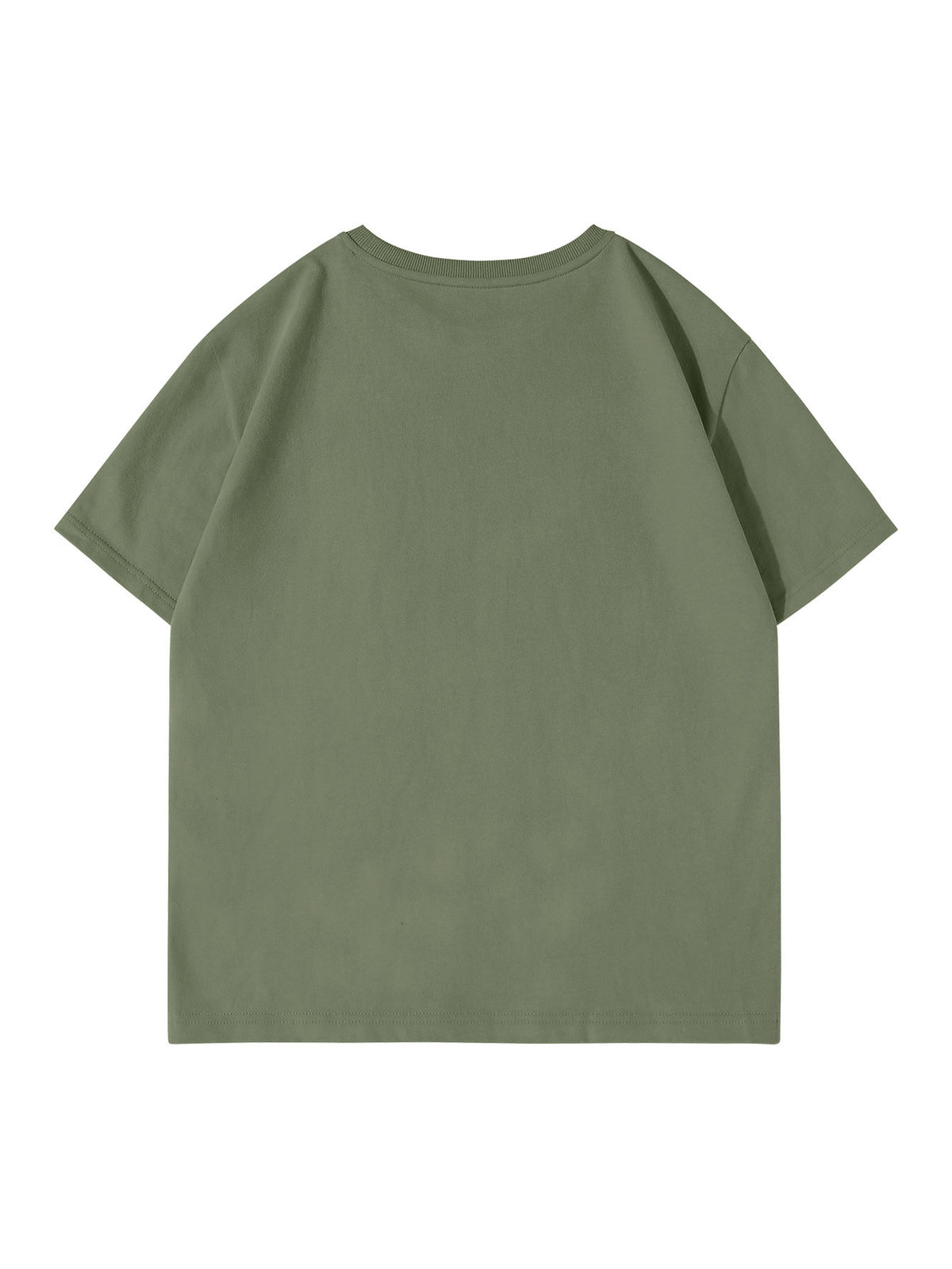 JEANSWEST Men'S Summer 100% Athletic Casual Short Sleeve T-Shirt, Loose Fit - Matcha Green