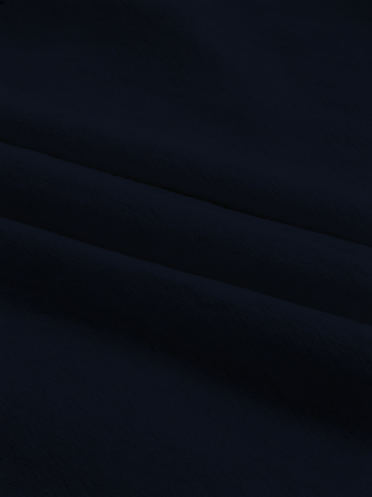 Men'S Summer -Linen Half-Zip Short Sleeve T-Shirt - Breathable Crew Neck Casual Top - Navy Color