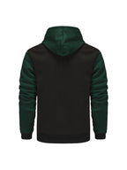 2026 New Men'S Solid Color Hooded Jacket, Spring Autumn Style Zipper Sweatshirt, Suitable for Casual Wear, Outdoor Activities, Cycling, Hiking, Hunting, Climbing, Mountaineering, Camping, And Work, Zippered Hoodie, Easy Versatile Style - Green