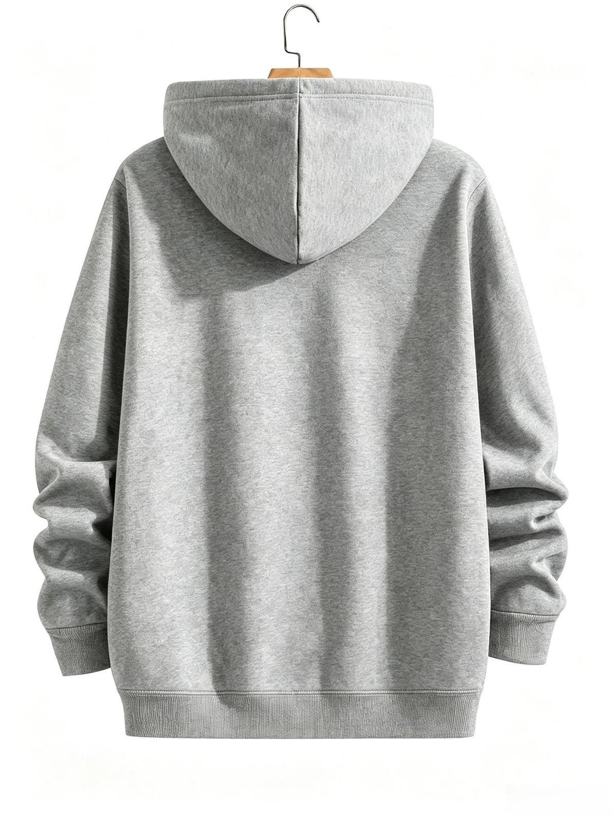 Men's Hoodie, Music Festival, Colorful Dripping Headphones Graphic, Pullover Sweatshirt, Streetwear Style, Casual Daily Wear Fall Winter, Front Print Design with Kangaroo Pocket And Drawstring Hood - Light Grey
