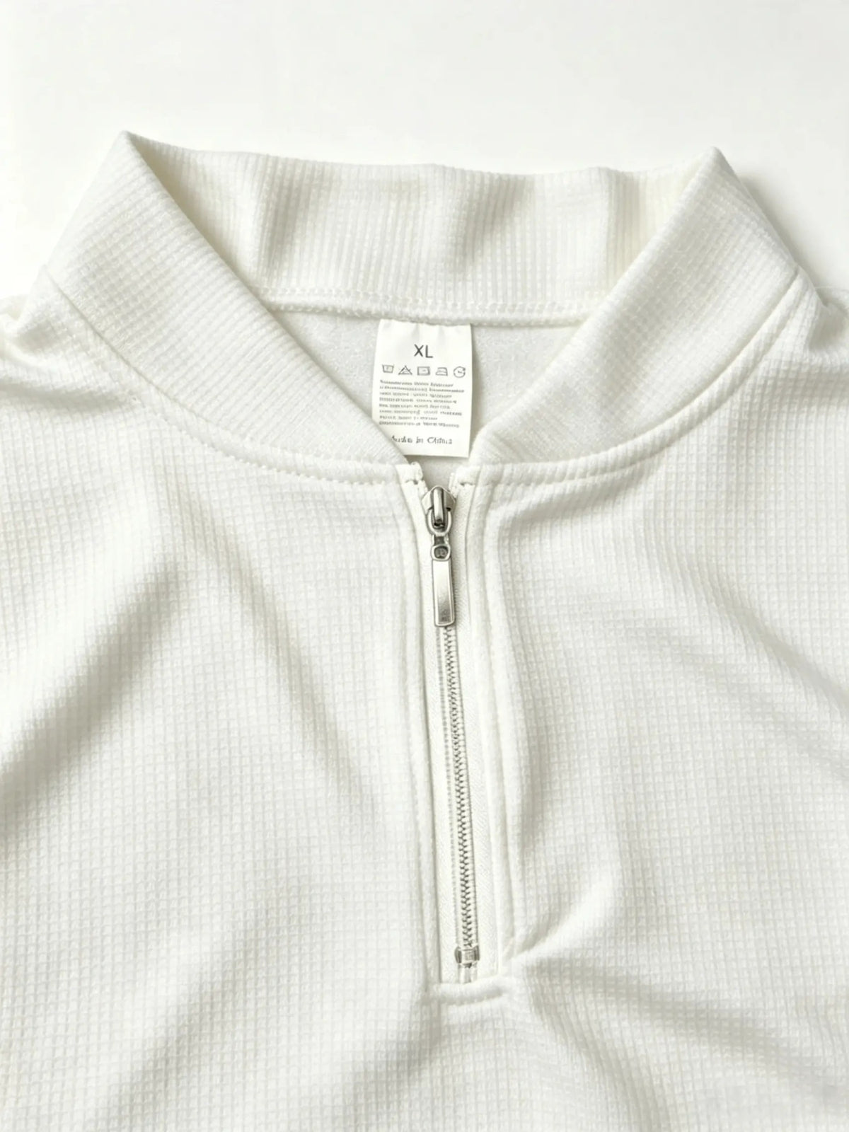 Men's Stand Collar Printed Zipper Short Sleeve T Henley Neck T-Shirt Faith Script Print Loose Fit Old Money Aesthetic Spring Autumn - White