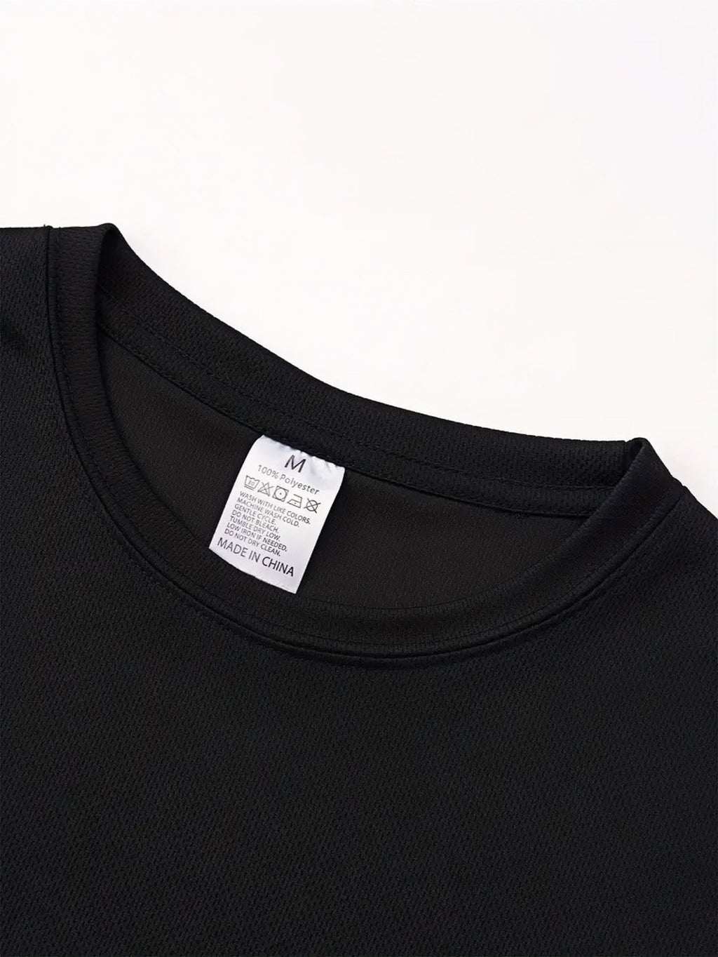 [Triple Print Detail] Front And Double Sleeve Synchronized Print Barcelona Fan Black Golden Striped Contrast Athletic Style Short Sleeve T-Shirt | Badge Line Print Round Neck Top Men'S Loose All-Match Summer Men'S Wear - Black