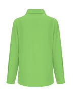 Fashion Women'S Casual Button-Up Shirt - Green