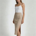 Targeted Development Women'S High-Waist Skirt Slit Long Dress Sexy Butt Skirt One-Step Skirt