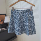 Women's Printed Mini Skirt, Casual and Fashionable for Casual Attire, Sexy Floral Mini Skirt
